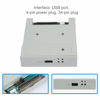 Picture of Eboxer SFR1M44-U 3.5 Inch 1.44MB USB SSD Floppy Drive Emulator, USB Floppy Disk Drive Emulator, Gray