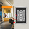 Picture of RFID 125KHz Standalone Access Control with Blue Backlit Keypad Support 1000 Users (Silver)