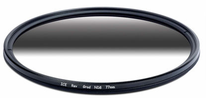 Picture of ICE 77mm Reverse Grad ND8 Sunset Filter Neutral Density ND 77 3 Stop Optical Glass