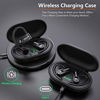 Picture of FIRACORE True Wireless Earbuds 72hrs Playtime Digital LED Display Sport Bluetooth Headphones with Wireless Charging Case Deep Bass Waterproof TWS 5.1 Earphones Over EarHook in Ear Built in Mic Headset