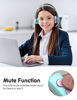 Picture of Mpow HC6 USB Headset with Microphone, Comfort-fit Office Computer Headphone, On-Ear 3.5mm Jack Call Center Headset for Cell Phone, 270 Degree Boom Mic, in-line Control with Mute for Skype, Webinar