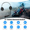 Picture of EJEAS E1+ Motorcycle Helmet Bluetooth Headset, Bluetooth 5.1 Helmet Speaker with Auto Answering Call and Noise Reduction Function, Motorcycle Helmet Headphone Can Connect 2 Mobile Phones