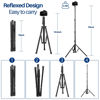 Picture of WELLMAKING Light Stand, 72 inches led Light Stand Reverse Folding Light Tripod for Photography, Portable Light Tripod, Reflector Stand Suitable for Streaming, vlog, YouTube