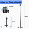 Picture of JCWINY 30" Tall Webcam Stand Tripod Extendable Desktop Tabletop Webcam Tripod Web Camera Mount Aluminum Desk Tripod Stand for Logitech Brio Webcam C925e C922x C930e C922 C930 C920 C615 iPhone Camera