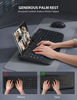 Picture of Wireless Keyboard and Mouse Combo - Full-Sized Ergonomic Keyboard with Wrist Rest, Phone Holder, Sleep Mode, Silent 2.4GHz Cordless Keyboard Mouse Combo for Computer, Laptop, PC, Mac, Windows -Trueque