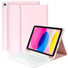 Picture of iPad 10th Generation Case with Keyboard (10.9", 2022),iPad Keyboard Case for 10.9" 10th Gen, Detachable - Pencil Holder - Flip Stand Cover - Keyboard Case for Latest iPad 10th Gen 10.9 inch 2022 Pink