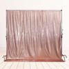 Picture of SquarePie Sequin Backdrop Not See Through Thick Background Glitter Curtain Party 7FT x 7FT Rose Gold