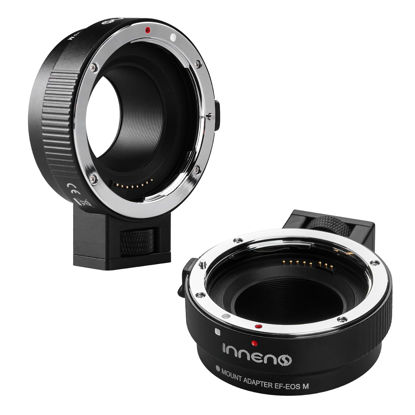 Picture of EF-EOS M Lens Adapter,Auto-Focus Lens Converter Control Ring for Canon EF/EF-S Lens to EOS M(EF-M Mount)with Removable Tripod Mount,for EOS M M2 M3 M5 M6 M10 M50 M50-Mark II M100 Mirrorless (EF-EOS M)