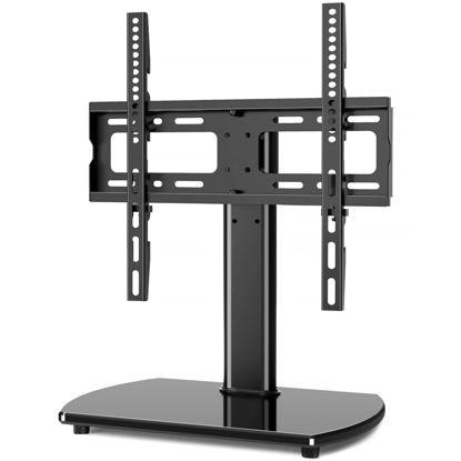 Picture of 5Rcom Universal TV Stand, Height Adjustable 27 32 37 40 43 46 50 55 60 inch tv Stand, Swivel TV Stand for Bedroom, Living Room, Holds up to 88 lbs, TV Stand Mount