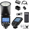 Picture of Godox V1-C Round Head Camera Flash Speedlite, 2.4G X Wireless HSS 76Ws Speedlight Flash for Canon EOS Series 1500D 3000D 5D Mark LLL 5D Mark ll + Godox Xpro-C E-TTL II Flash Trigger Transmitter