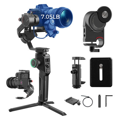 Picture of MOZA AirCross 2 Professional Kit Handheld Stabilizer with iFocusM Motor Lightweight Gimbal Up to 7Lb Auto-Tuning Intuitive Control Panel 12H Runing Time【One Year Warranty】