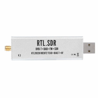 Picture of Full Band Receiver RTL-SDR Radio Communication System Software Defined Radio Stable Full Band Tuner 0.1MHz‑1.7GHz for XP / Win10 / Android