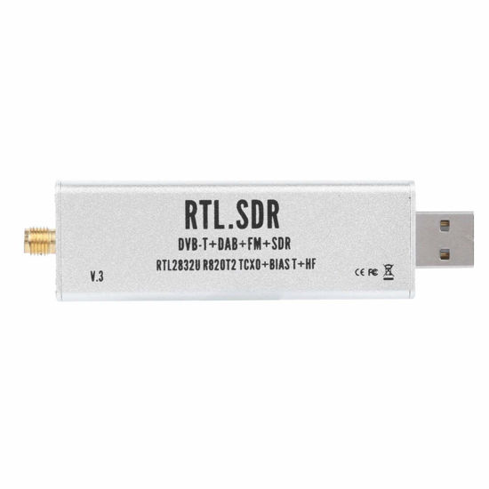 Picture of Full Band Receiver RTL-SDR Radio Communication System Software Defined Radio Stable Full Band Tuner 0.1MHz‑1.7GHz for XP / Win10 / Android