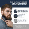 Picture of Arkam Beard Straightener for Men -Premium Heated Beard Brush Kit w/Anti-Scald Feature, Dual Action Hair Comb and Hard Shell Travel Case for Medium to Long Beards - Costume and Grooming Gifts for Men