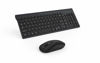 Picture of Black Wireless Keyboard and Mouse Combo, cimetech Compact Full Size Wireless Computer Keyboard and Mouse Set 2.4G Ultra-Thin Sleek Design for Windows, Computer, Desktop, PC, Notebook - (Black)