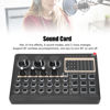 Picture of Portable Live Sound Card Mixing Console,External 14 Kinds of Live Special Effects Sound Card Device,Colorful Backlight,for Microphone Phone Computer(Black)