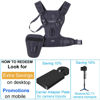 Picture of Nicama Multi Camera Carrying Chest Harness Vest System with Side Holster and Secure Straps for Canon Nikon Sony Panasonic Olympus DSLR Cameras