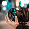 Picture of Photography Special Effects Filters Foreground Blur Double Half Moon Glass Prism SLR Accessories by BITINBI