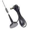 Picture of TWAYRDIO 13" Magnet Mount CB Antenna with 13ft RG58 Coaxial Cable, 26-28MHz Magnetic CB Antenna PL259 Connector Compatible for Uniden Cobra Midland President 10-11Meters CB Radios