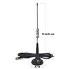 Picture of TWAYRDIO 13" Magnet Mount CB Antenna with 13ft RG58 Coaxial Cable, 26-28MHz Magnetic CB Antenna PL259 Connector Compatible for Uniden Cobra Midland President 10-11Meters CB Radios