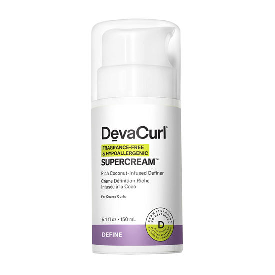 Picture of DevaCurl SuperCream Rich Coconut-Infused Definer, Fragrance Free & Hypoallergenic