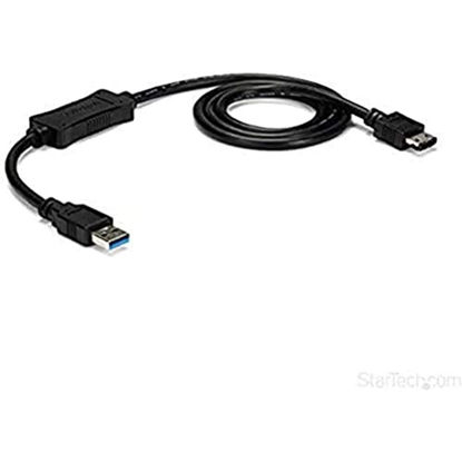 Picture of StarTech.com 3 ft USB 3.0 to eSATA Adapter - 6 Gbps USB to HDD/SSD/ODD Converter - Hard Drive to USB Cable (USB3S2ESATA3)