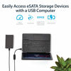 Picture of StarTech.com 3 ft USB 3.0 to eSATA Adapter - 6 Gbps USB to HDD/SSD/ODD Converter - Hard Drive to USB Cable (USB3S2ESATA3)