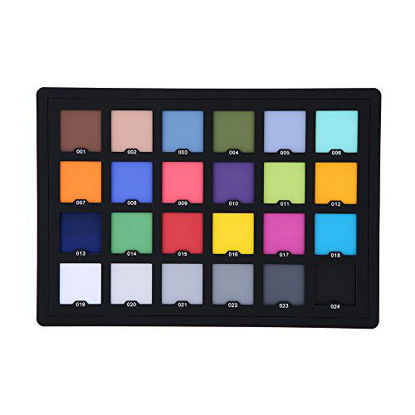 Picture of Andoer 24 ColorChecker Color Card for Digital Color Correction,24 Color Card Test for Superior Digital Color Correction