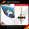 Picture of Mega Racer White 50 Cal Bullet Style Antenna for Trucks, Cars & SUVs - 5.5 Inch Universal Fit, AM/FM Radio, 6061 Solid Aluminum, Anti-Theft Design, Car Wash Safe, Antenna Replacement, 1 Piece