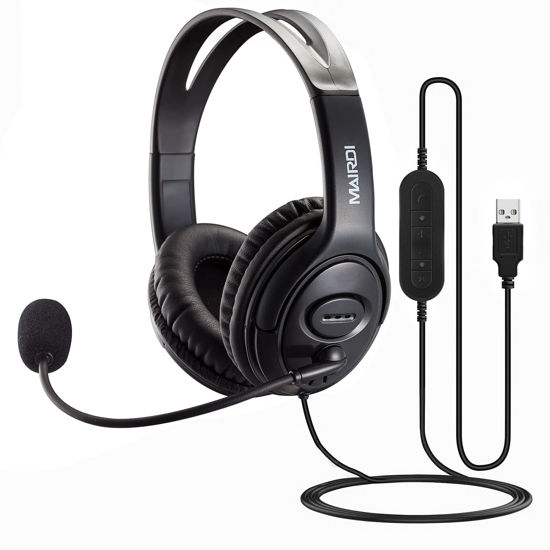 Headset with microphone discount for desktop computer