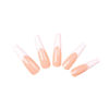 Picture of Soft Gel French Nude Tone XXL Ballerina False Press on Nails full cover 360 Pcs Set