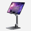 Picture of elitehood Aluminum iPad Stand, Adjustable iPad Stand Holder for Desk, Desktop Tablet Stand Dock for iPad Pro 12.9 11, iPad Air Mini 4 5 and More 4-13 inches Tablets, Gray