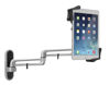 Picture of Tablet Wall Mount - CTA Articulating Metal Tablet Holder with 360-Degree Rotation for iPad 10th Gen 10.9" - iPad 7/8/9 Gen 10.2" - iPad Air 4 - iPad Pro - iPad Mini - Surface Pro 4 - Silver (PAD-ATWM)