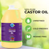 Picture of 100% Pure Castor Oil - Cold-pressed, Unrefined, Hexane-free - Premium Quality - USP Grade (1 Gallon)