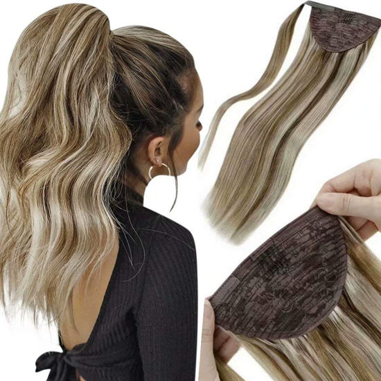 Ponytail extension shop remy hair