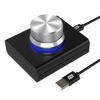 Picture of USB Volume Control, DROK PC Computer Speaker Audio Volume Remote Controller Knob with 1-Key Mute Function Support Win7 8 10 XP Mac Vista Android