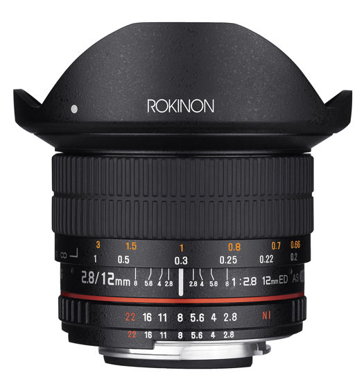Picture of Rokinon 12mm F2.8 Ultra Wide Fisheye Lens for Pentax DSLR Cameras- Full Frame Compatible