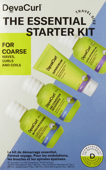 Picture of DevaCurl The Essential Starter Kit For Coarse Waves, Curls, And Coils, 4 ct.