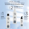 Picture of Nioxin System Kit 2, Hair Strengthening & Thickening Treatment, Treats & Hydrates Sensitive or Dry Scalp, For Natural Hair with Progressed Thinning, Trial Size (1 Month Supply)