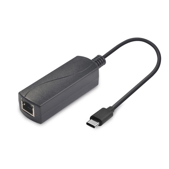 Picture of Revotech PoE to Type-C Adapter Converter, Convert POE to Output 5V/2.4A USB C with Ethernet, IEEE802.3af with 10/100Mbps , Wired Broadband and PD Charging for Smart Phone/Tablet, Plug and Play (P2C5V)