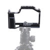 Picture of Hersmay EOS M50 Mark II Camera Cage for Canon EOS M50II M50 M5 Mirrorless Vlogging Camera Kit with Cold Shoe,Handle Locating Holes,Multiple 1/4" 3/8" Screw Holes