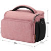 Picture of DOMISO Camera Bag Case Waterproof Anti-shock Shoulder Bag, Pink