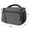 Picture of DOMISO Camera Bag Case Waterproof Anti-shock Shoulder Bag, Dark Grey