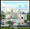 Picture of WiFi Extender, Long Range Signal WiFi Booster for Home by 4 Super Antennas, 2.4Ghz Amplifier Wireless Repeater with Internet Ethernet Port,Coverage up to 9200Sq.ft Work with 99% WiFi Routers