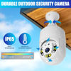 Picture of Light Bulb Security Camera Outdoor Wireless WiFi IP65 Waterproof 2.4Ghz WiFi 360 Surveillance for Indoor Home Security 1080p Light Socket Camera Smart Motion Detection Alerts Night Vision 2-Way Talk