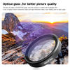 Picture of TELESIN Camera Lens Fiter Set for DJI Action 3, 4-Pack CPL ND32 ND16 ND8 Polarizing Neutral Density HD Filter Lens Protective Cover for DJI Action Accessories