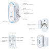 Picture of CPVAN Home Security System, WiFi Smart Door Window Alarm Sensor with APP Alert, Remote Control, Base Station Alarm Siren, for Kids Elders Safety, Compatible with Alexa. Fit Home House Apartment,