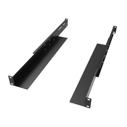 Picture of JINGCHENGMEI 1U Universal 4-Post Rack Mount Server Shelf Rails for Dell Compaq HP IBM APC - 16.5-29.5 Inches Adjustable Depth-110 lbs Capacity (16.5-29.5" Rails)