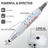 Picture of CoFashion Acrylic Nail Drill-Electric Nail Drill 30000 RPM Electric Nail File with Foot Pedal E File Manicure Set, Nail Grinder for Gel Nails Electric Nail File with Nail Drill Bits