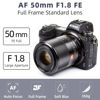 Picture of VILTROX AF 50mm f/1.8 F1.8 Z Mount Full Frame Lens STM Auto Focus Standard Prime Lens Compatible with Nikon Z-Mount Camera Z6 Z7 Z5 Z50 Z6II Z7II ZFC